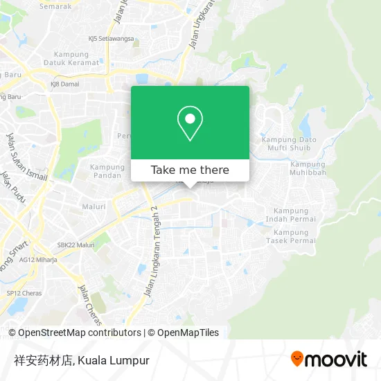 祥安药材店 map