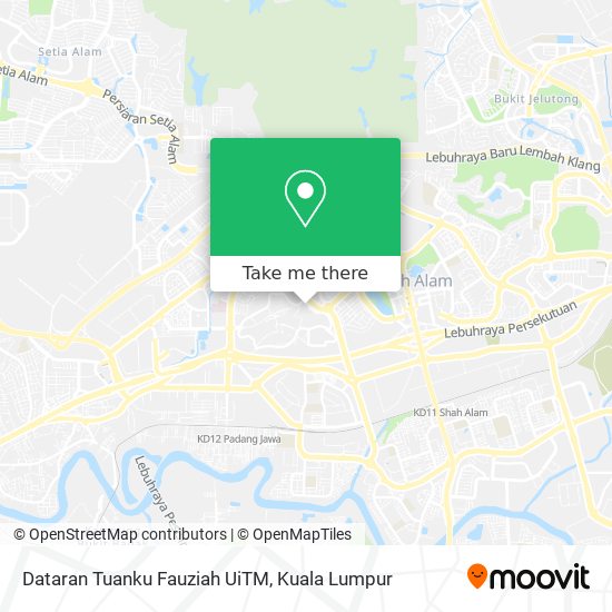 Dataran Tuanku Fauziah UiTM map