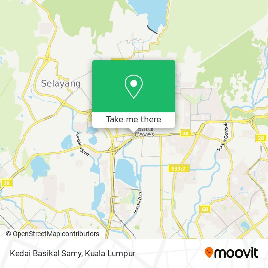 Kedai Basikal Samy map