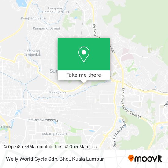 Welly World Cycle Sdn. Bhd. map