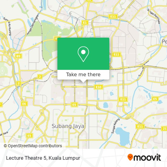 Lecture Theatre 5 map