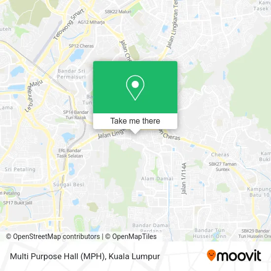 Multi Purpose Hall (MPH) map