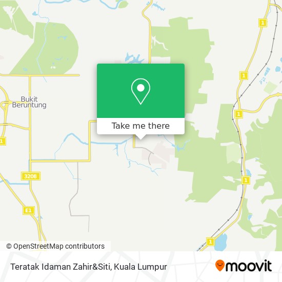 Teratak Idaman Zahir&Siti map