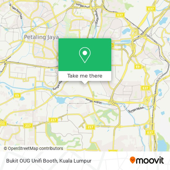 Bukit OUG Unifi Booth map
