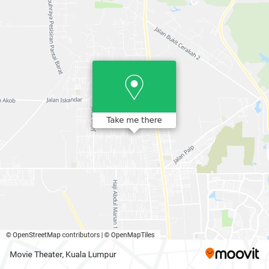 Movie Theater map