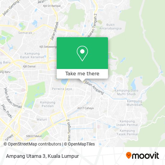 Ampang Utama 3 map