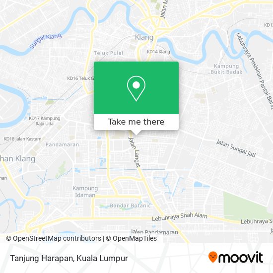Peta Tanjung Harapan