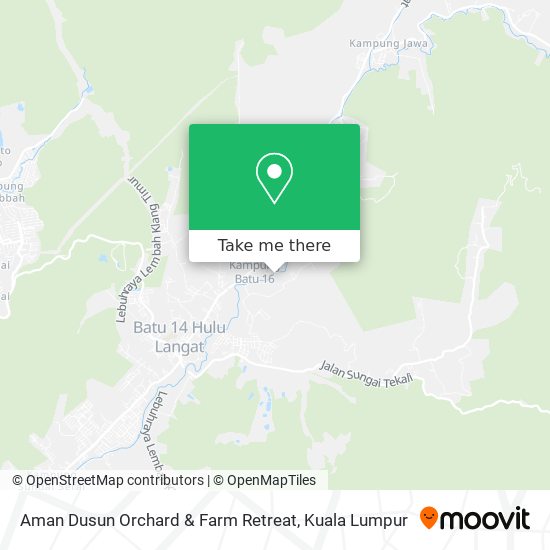 Aman Dusun Orchard & Farm Retreat map