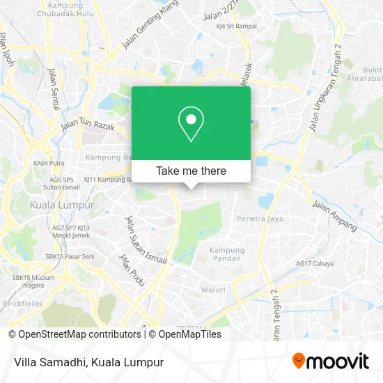Villa Samadhi map