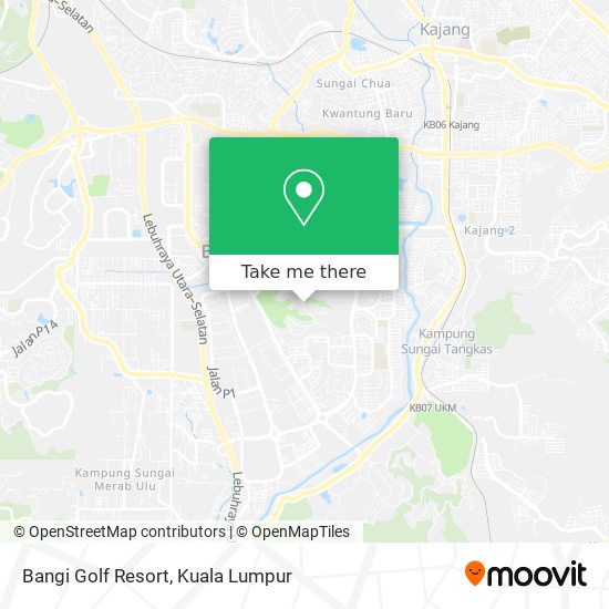 Bangi Golf Resort map