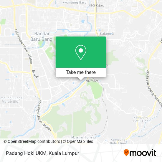 Peta Padang Hoki UKM