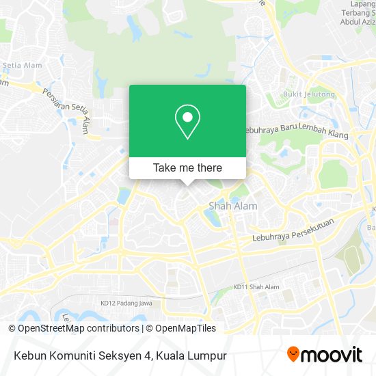 Peta Kebun Komuniti Seksyen 4