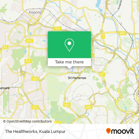 The Healthworks map