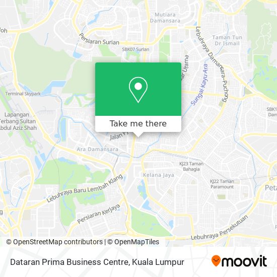 Peta Dataran Prima Business Centre