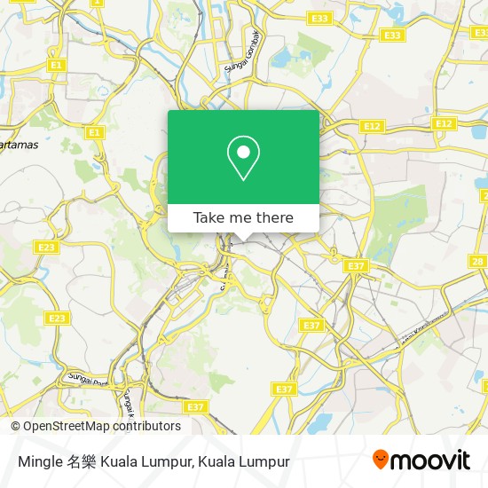 Mingle 名樂 Kuala Lumpur map