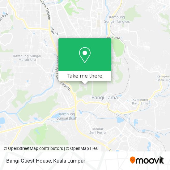 Bangi Guest House map