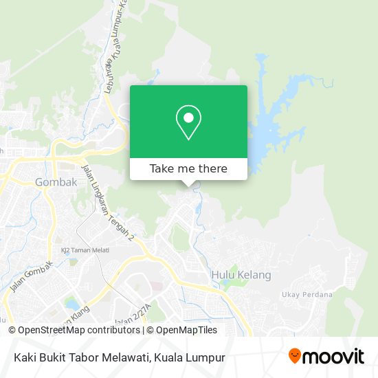 Kaki Bukit Tabor Melawati map