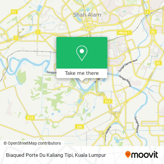 Biaqued Porte Du Kaliang Tipi map