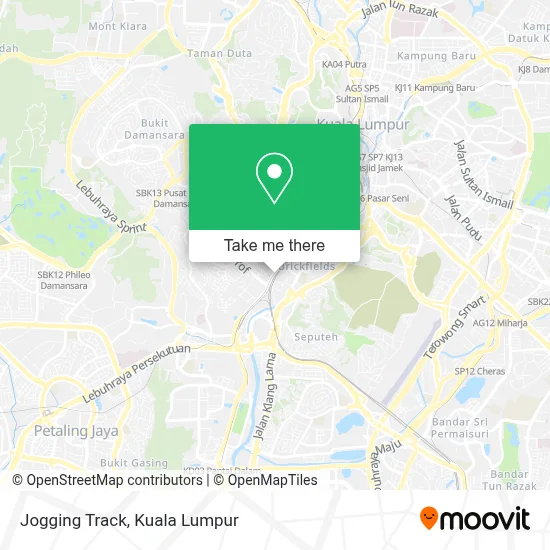 Jogging Track map