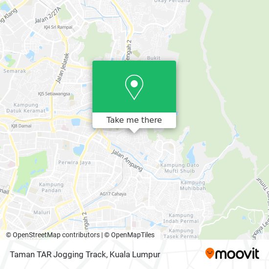 Peta Taman TAR Jogging Track