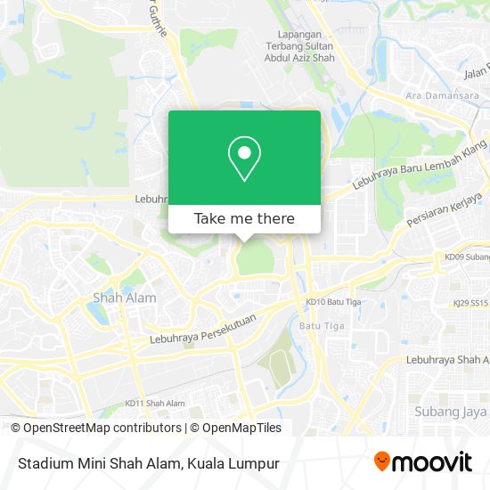 Peta Stadium Mini Shah Alam