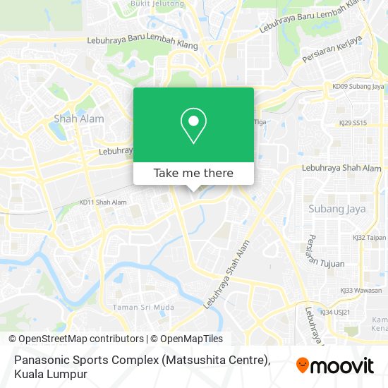 Panasonic Sports Complex (Matsushita Centre) map