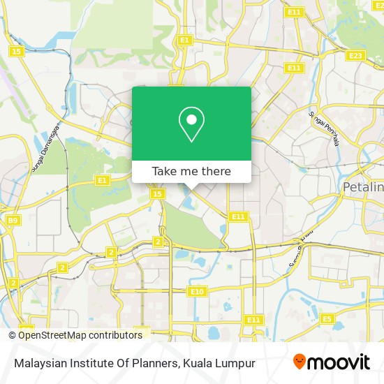 Malaysian Institute Of Planners map
