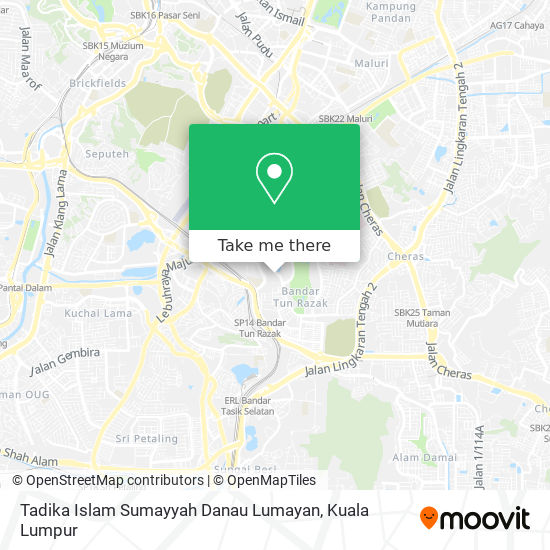 Tadika Islam Sumayyah Danau Lumayan map