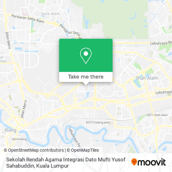 Sekolah Rendah Agama Integrasi Dato Mufti Yusof Sahabuddin map
