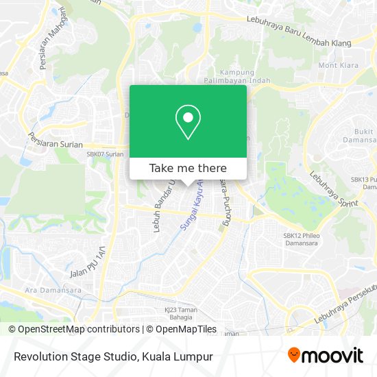 Revolution Stage Studio map