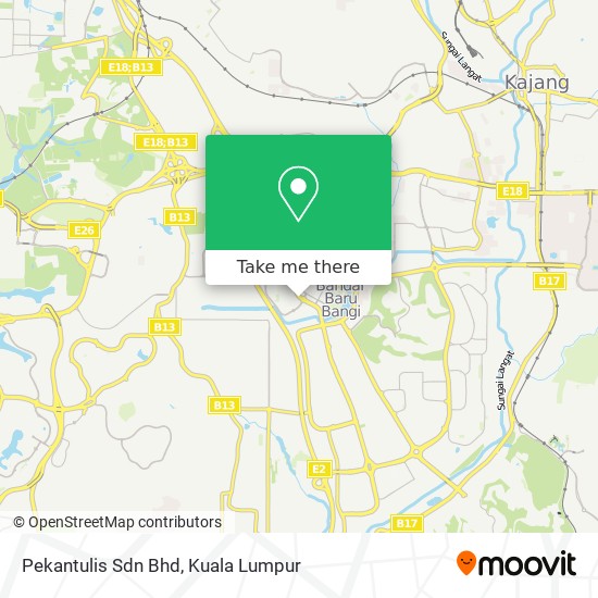 Pekantulis Sdn Bhd map