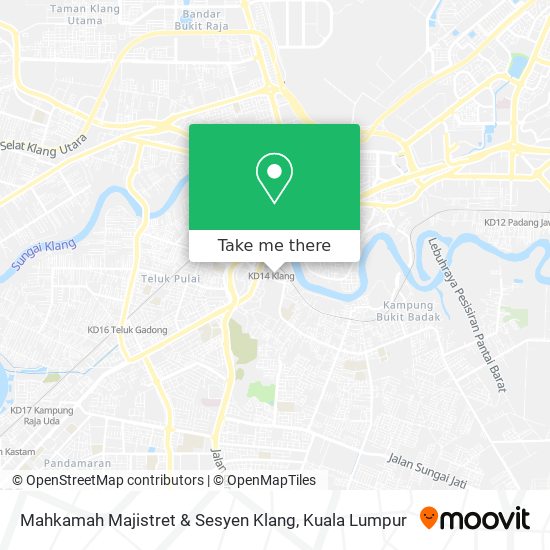 Mahkamah Majistret & Sesyen Klang map
