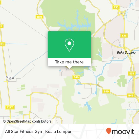 All Star Fitness Gym map