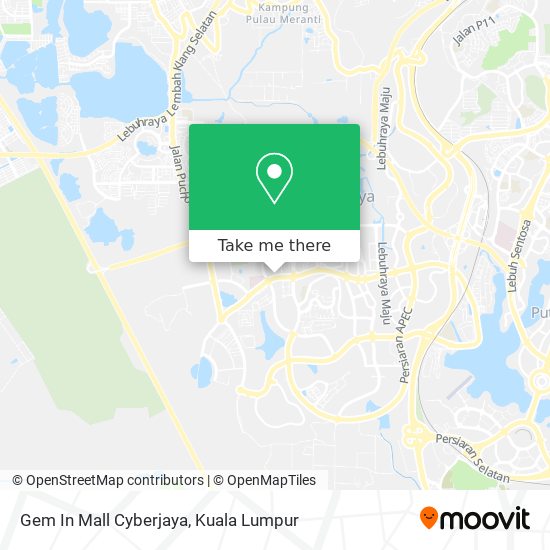 Gem In Mall Cyberjaya map