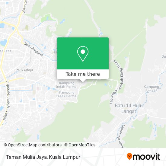 Taman Mulia Jaya map