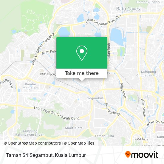 Peta Taman Sri Segambut