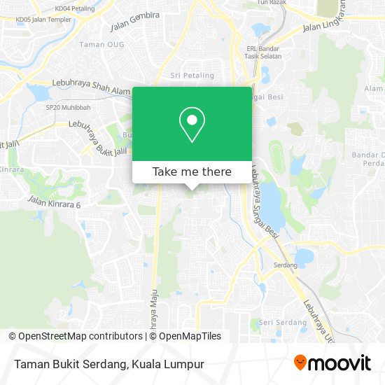 Taman Bukit Serdang map