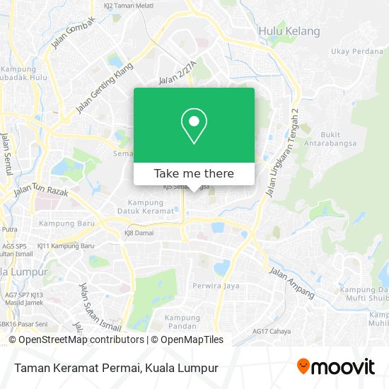 Peta Taman Keramat Permai