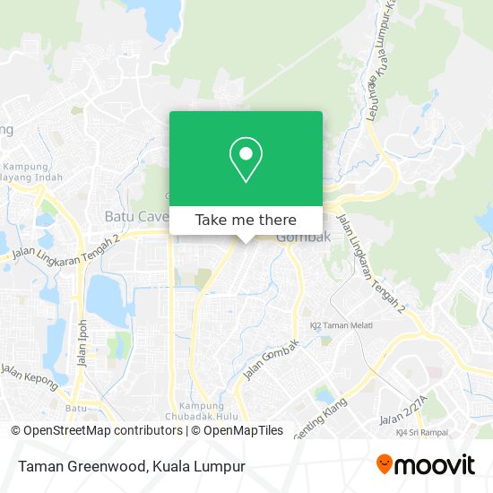 Taman Greenwood map