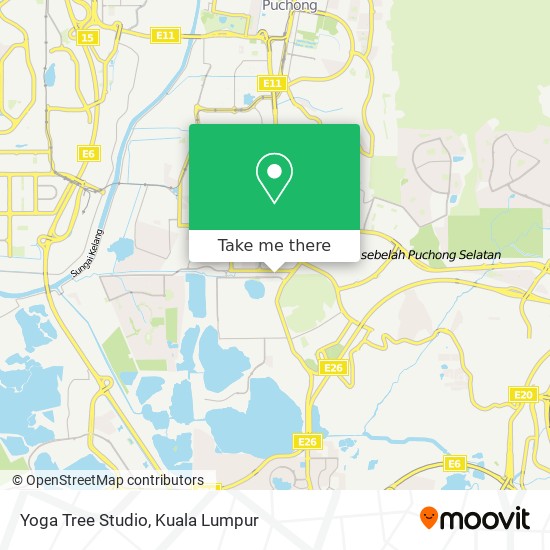 Yoga Tree Studio map