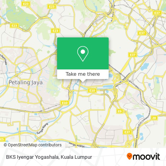 BKS Iyengar Yogashala map