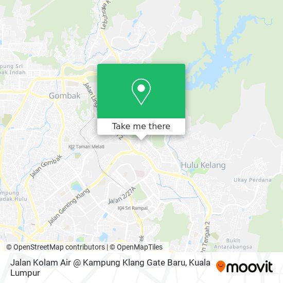 Jalan Kolam Air @ Kampung Klang Gate Baru map