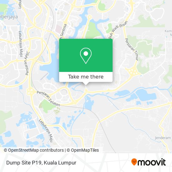 Dump Site P19 map