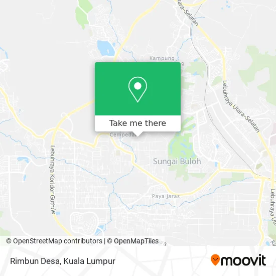 Rimbun Desa map