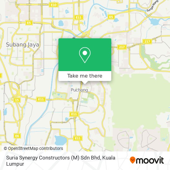 Suria Synergy Constructors (M) Sdn Bhd map