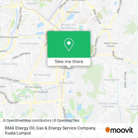 BMA Energy Oil, Gas & Energy Service Company map
