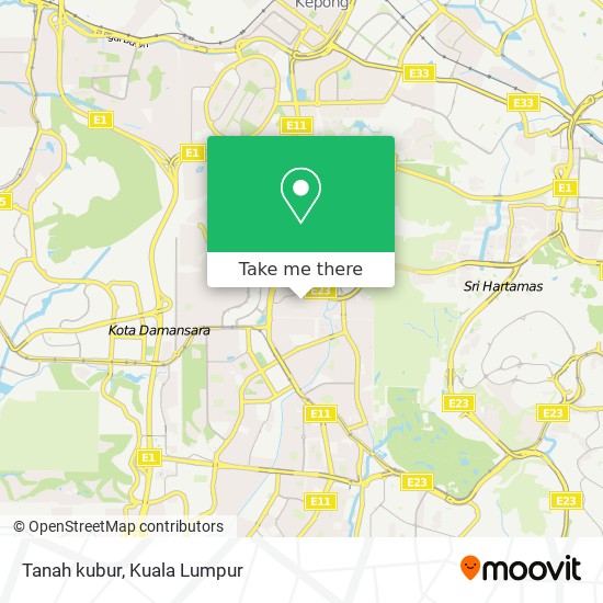 Tanah kubur map