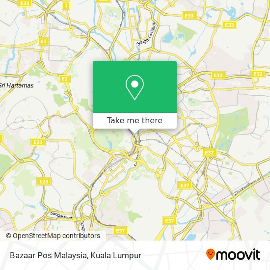 Peta Bazaar Pos Malaysia