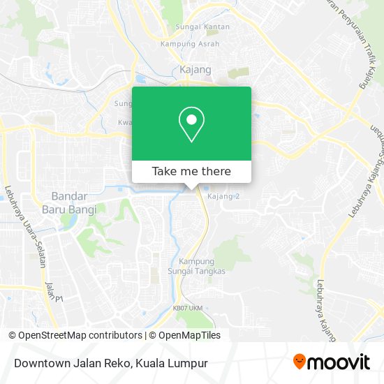 Peta Downtown Jalan Reko