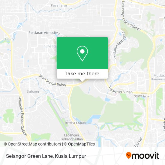 Peta Selangor Green Lane